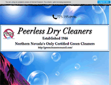 Tablet Screenshot of peerlessdrycleaners.com
